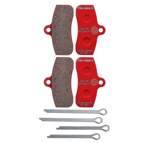 FRONT BRAKE PADS TEKNEEX 4 PISTONS CALIPER D18 – gallery image